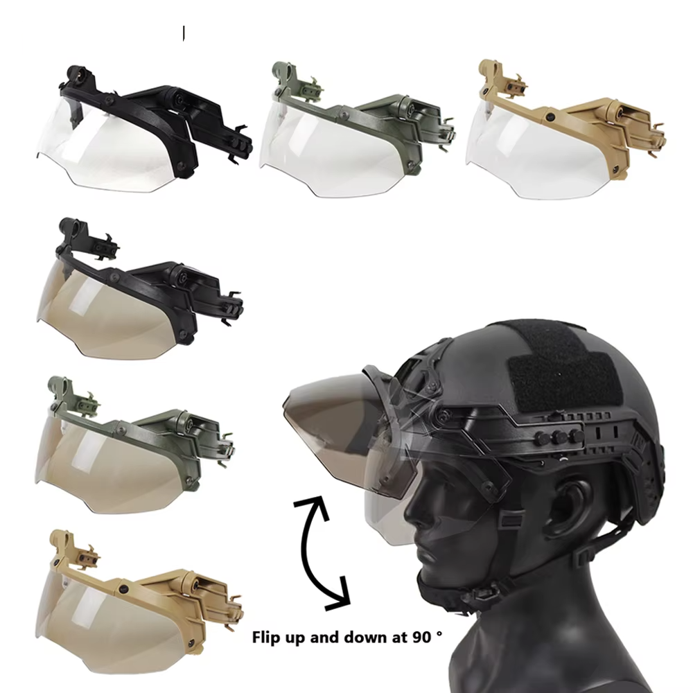 Airsoft Paintball Helmet OP Goggles Anti-Fog Riot Eye Protection Adjustable Mask