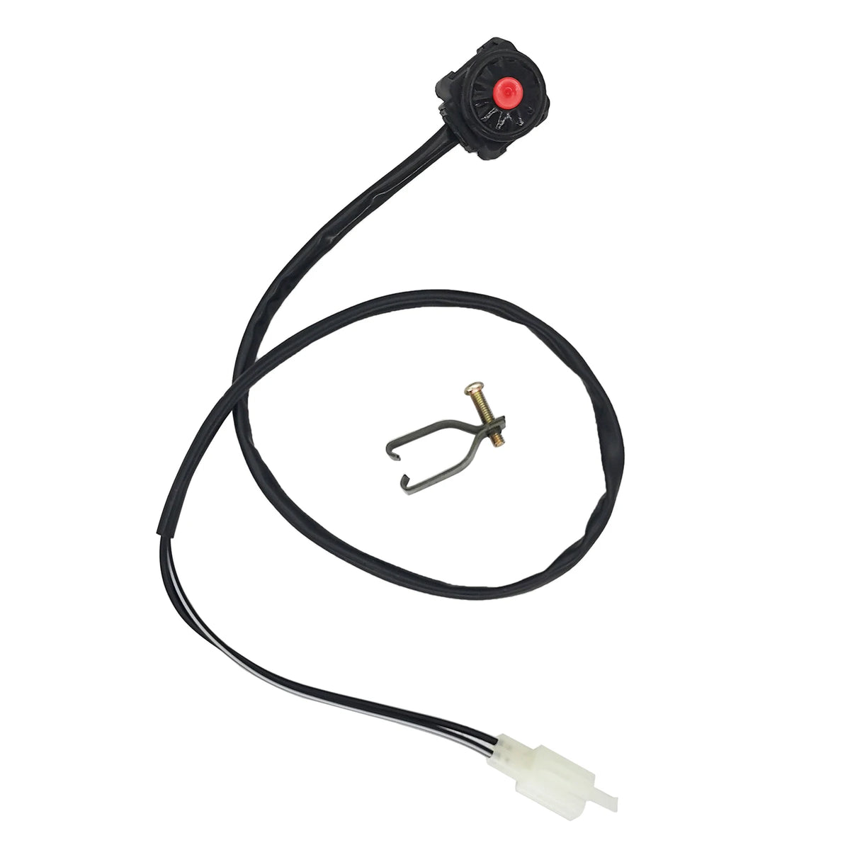 Universal 12V Motorcycle Kill Switch Push Button Horn Starter for 22mm Bars