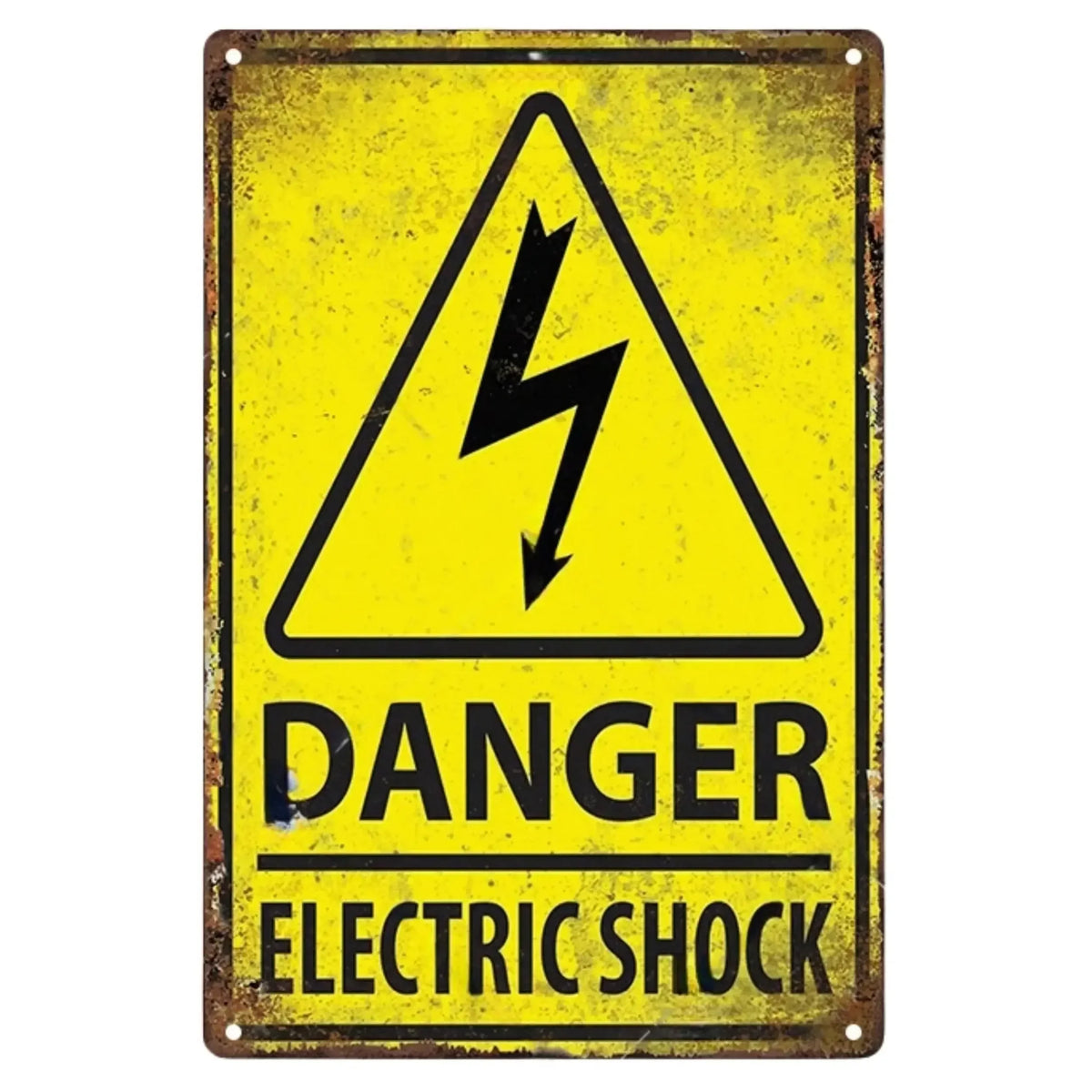 Vintage Caution Notice Zone Keep out Metal Sign, Danger, Mancave, Garage, Gift