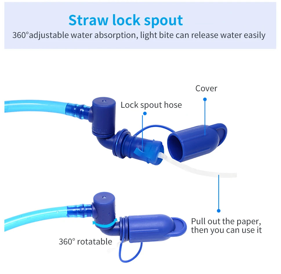 Outdoor Water Filter Straw & Gravity Bag – Portable Purifier, Camping & Survival