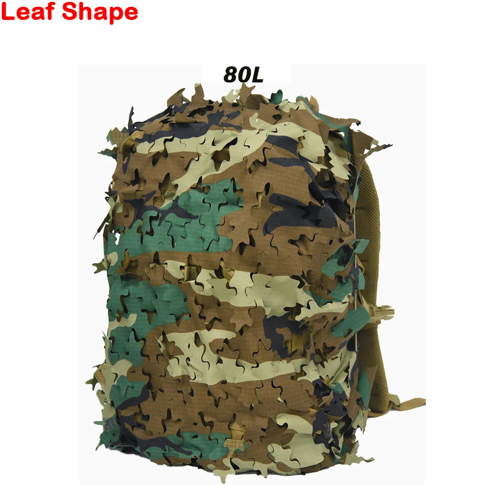 3D Camo Net Backpack Cover – Laser Cut Camouflage for Airsoft & Paintball