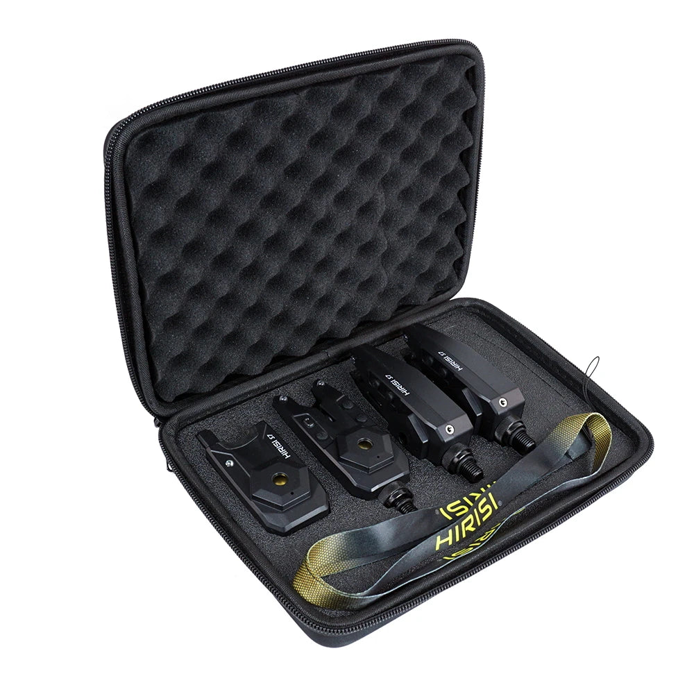 Hirisi Wireless Carp Fishing Bite Alarm Set Waterproof S7 1+2/3/4 Receiver Kit