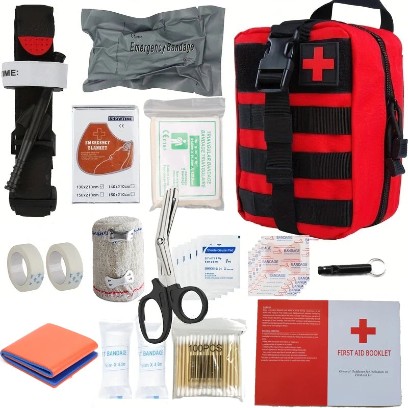 50pc IFAK Trauma Survival First Aid Kit, Hiking, Camping, Home, Israeli Bandage