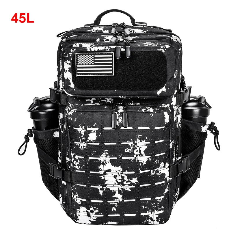 25L 35L 45L Backpack Tactical Gym Fitness Sports Travel Daypack Bag Molle