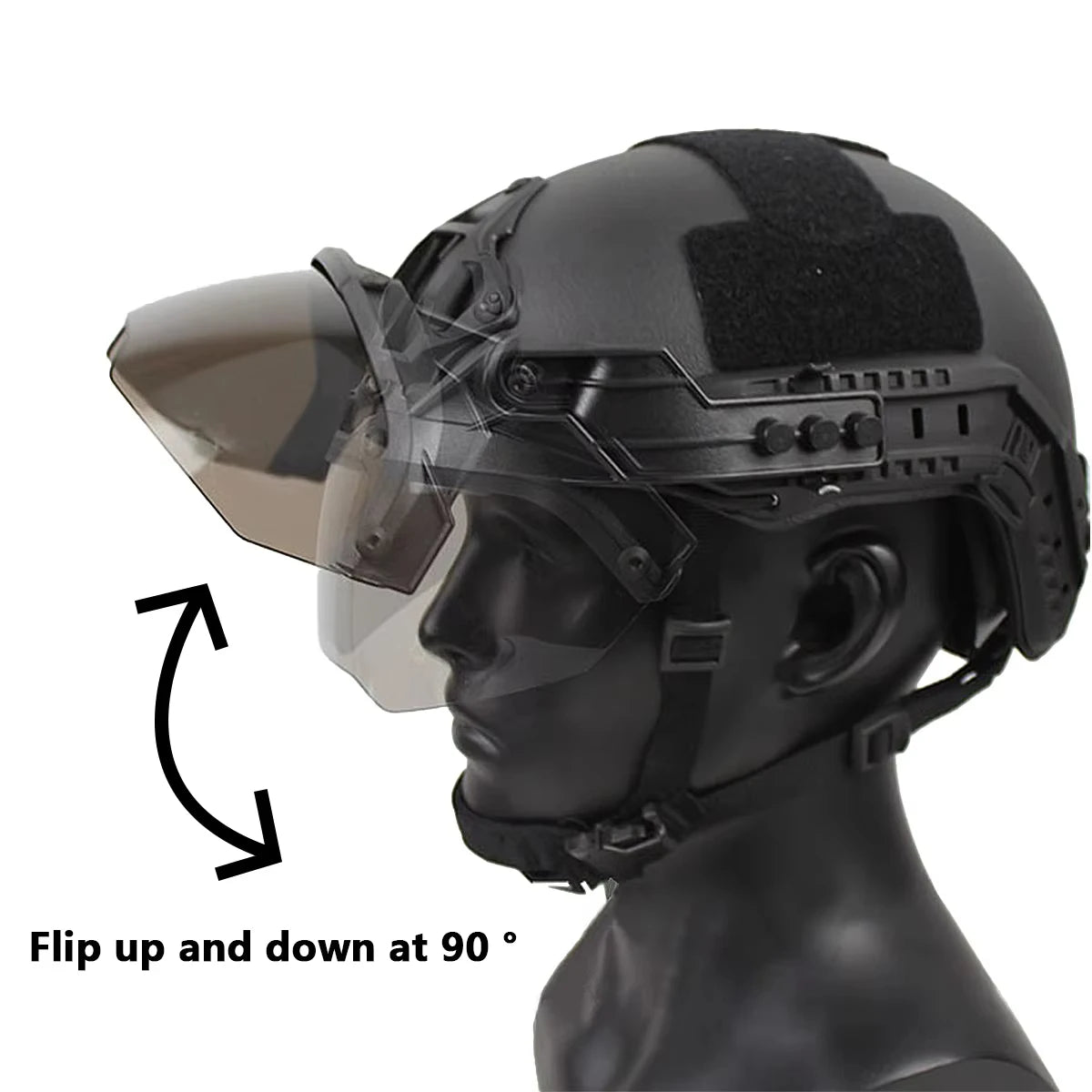 Airsoft Paintball Helmet OP Goggles Anti-Fog Riot Eye Protection Adjustable Mask