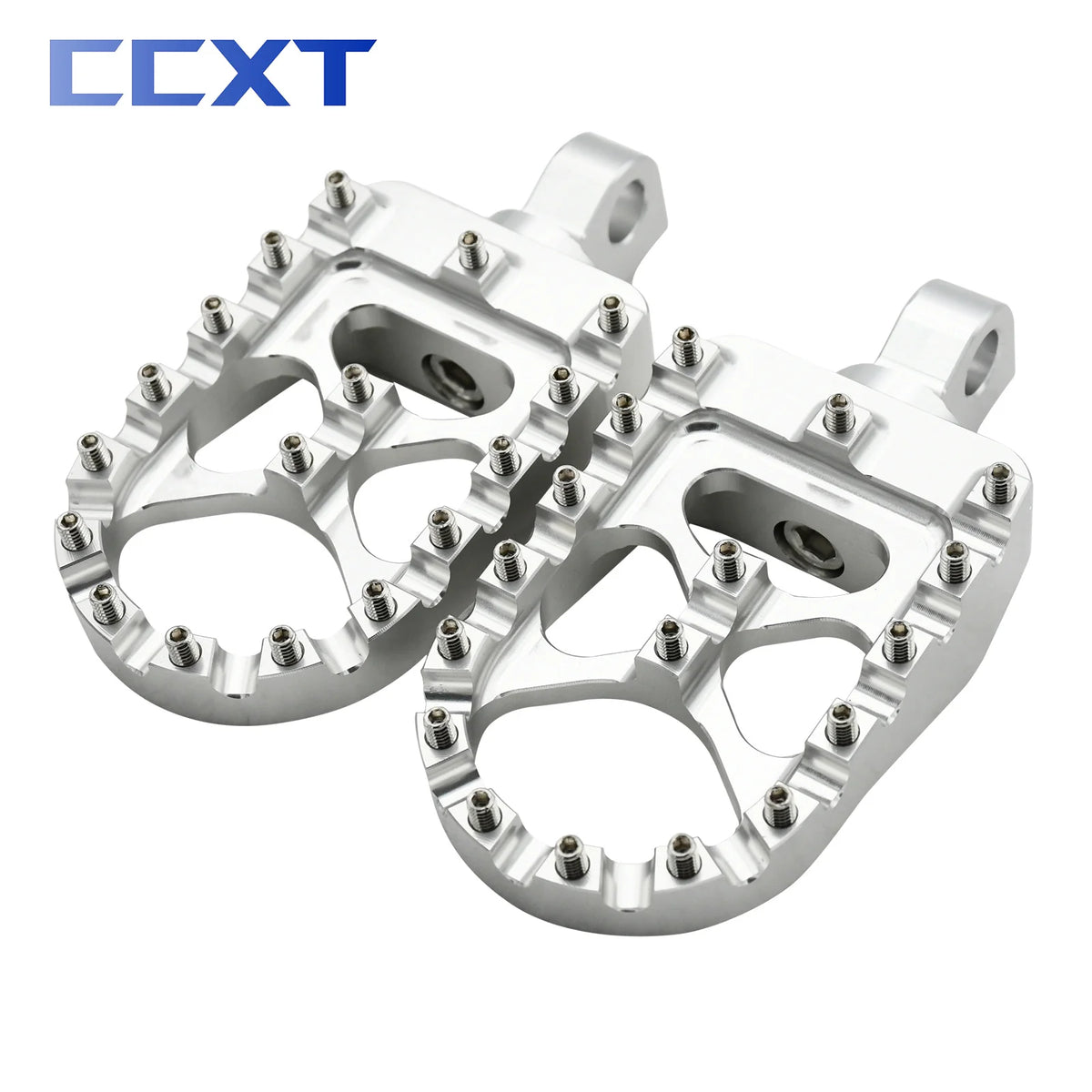 CNC Wide Fat Footpegs 360° Roating Pegs for Harley Davidson Models