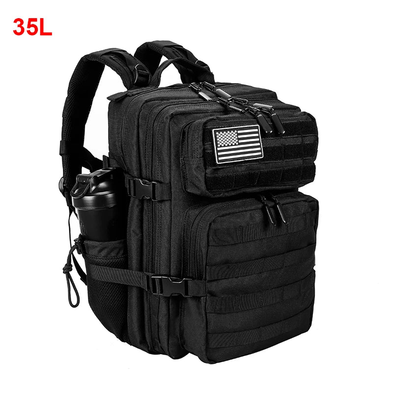 25L 35L 45L Backpack Tactical Gym Fitness Sports Travel Daypack Bag Molle