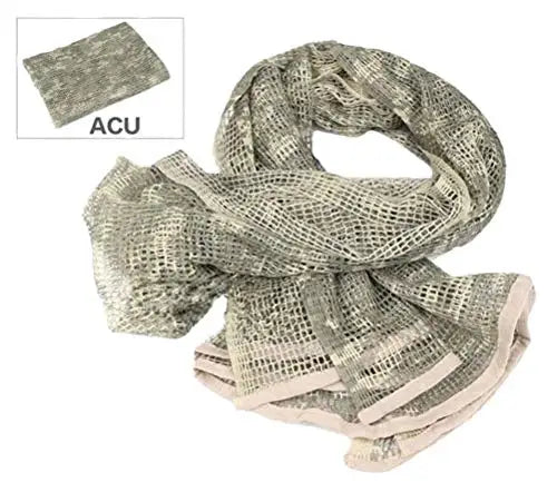 Airsoft Camo Sniper Scarf Veil Neck Wrap Tactical Nature Paintball Shemagh