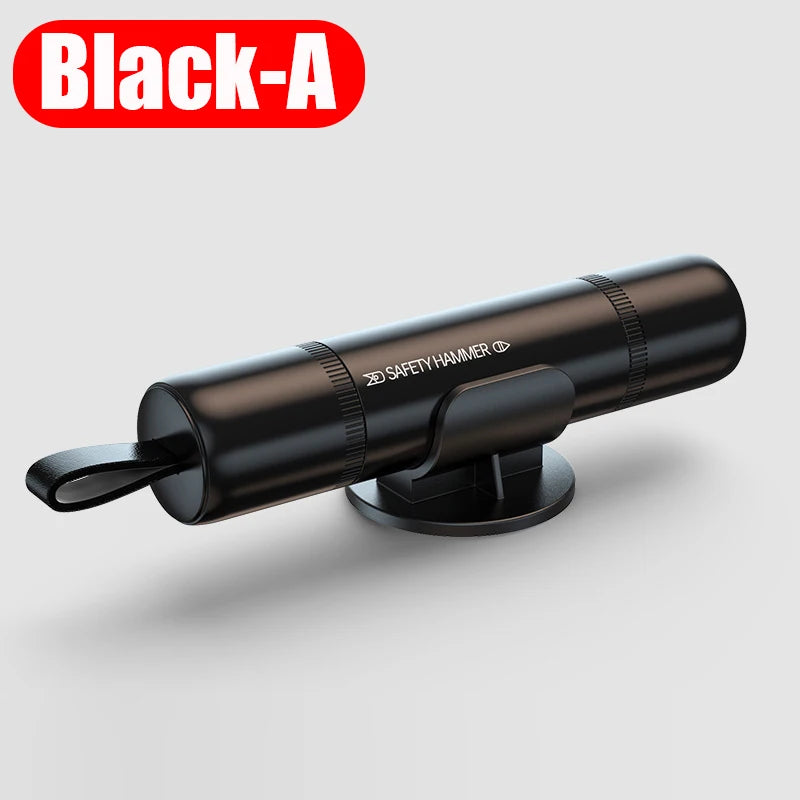 Car Emergency Escape Tool 2-in-1 Safety Hammer Glass Breaker & Seat Belt Cutter