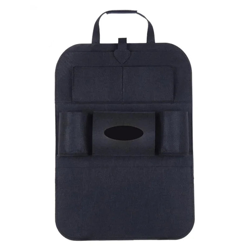 Universal Car Back Seat Storage Bag – 6-Pocket Hanging Trunk Organizer