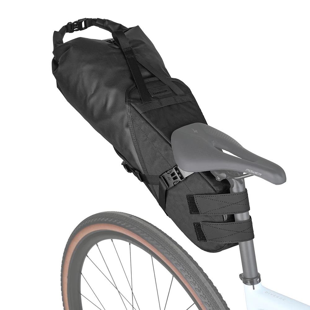 Rhinowalk 14L Waterproof Bike Saddle Bag Large Rear Seat Pack Bikepacking MTB