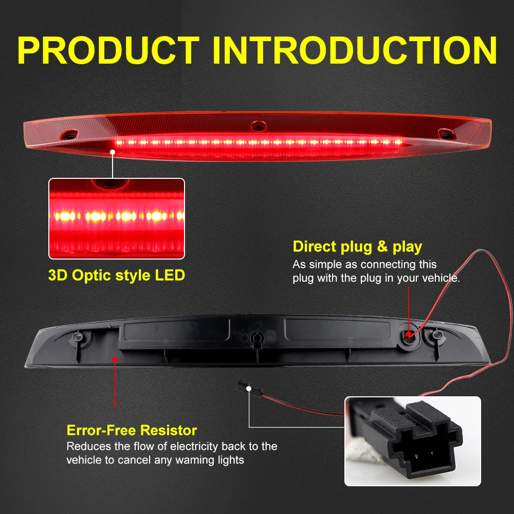 Mercedes Benz Vito Viano W639 LED 3rd Brake Light Rear Stop SMOKE A6398200056
