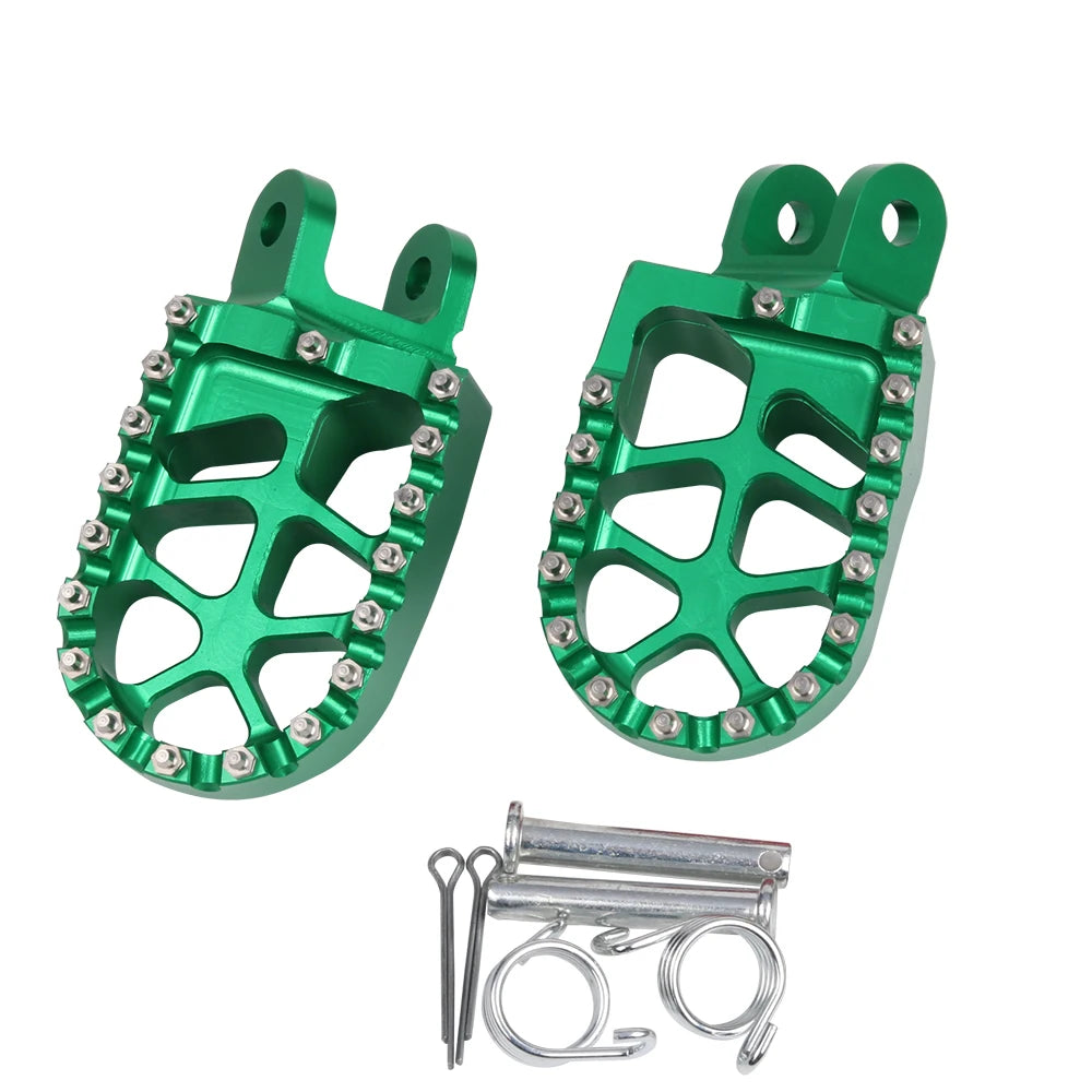 CNC Foot Pegs For Honda Africa Twin XRV650 XRV750 1988-2003 Footrests
