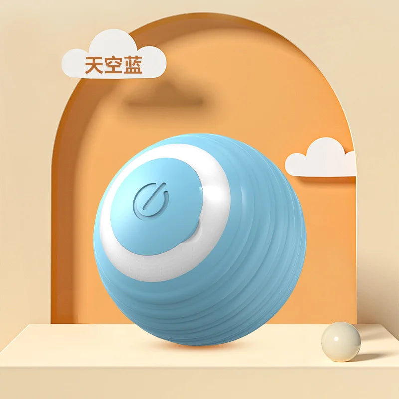 Smart Interactive Cat, Pet Ball Toy, Automatic Rolling, Rechargeable & Silent,