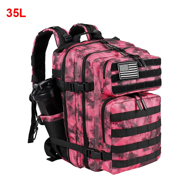25L 35L 45L Backpack Tactical Gym Fitness Sports Travel Daypack Bag Molle
