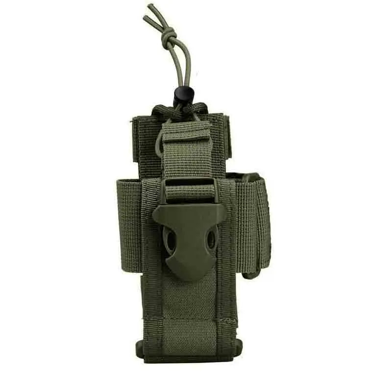 Tactical Walkie Talkie Radio Holder Molle Pouch Nylon Belt PackAirsoft Hiking