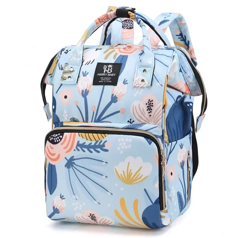 Multifunctional Waterproof Nappy Backpack - Large Capacity Diaper Bag for Mom