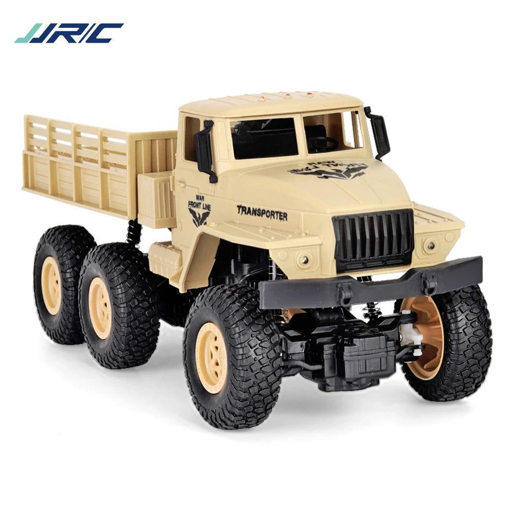 JJRC Q68 Q69 1/18 4WD Military RC Truck Off-Road RTR w/ Lights in Retail Box