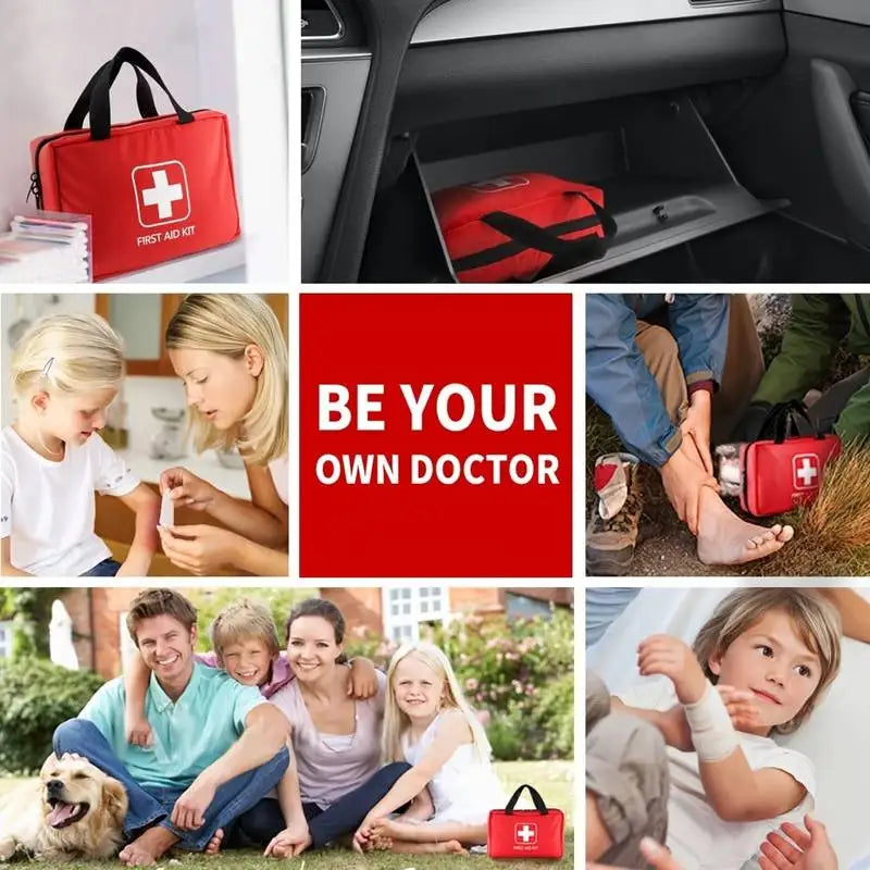 First Aid Kit for car, Home, Travel, Outdoor, Camping, Emergency Survival