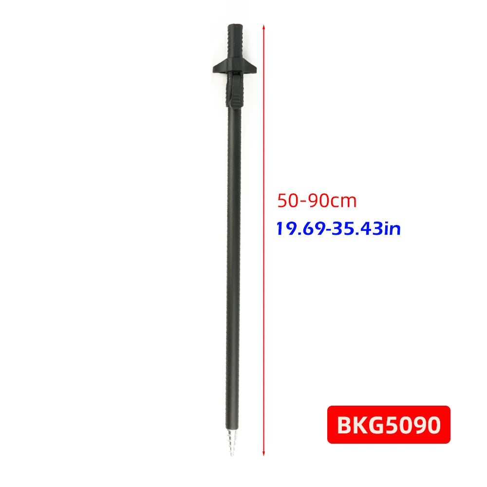 Hirisi Aluminium Telescopic Bank Sticks for Fishing Rod Pod Support 30-90cm