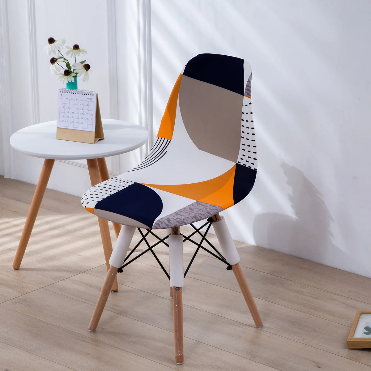 Stretch Printed Shell Chair Cover – Dining, Hotel, Banquet, Home, Wedding, Event