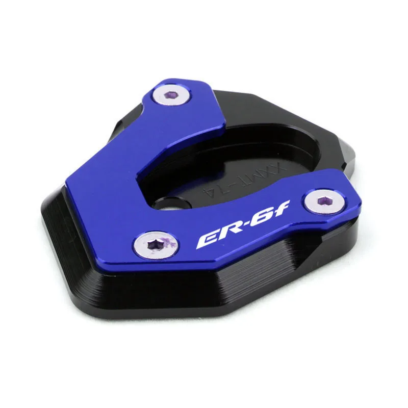 Kawasaki ER6N ER6F NINJA 650 Kickstand Pad CNC Side Stand Extender 2011–2020