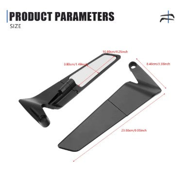 KTM DUKE 125 200 250 390 690 CNC Rearview Mirror Fixed Wing Motorcycle