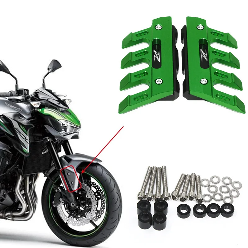 Kawasaki Z900 Z900RS Z650 Front Fork Fender Guard CNC Mudguard 2017-2021