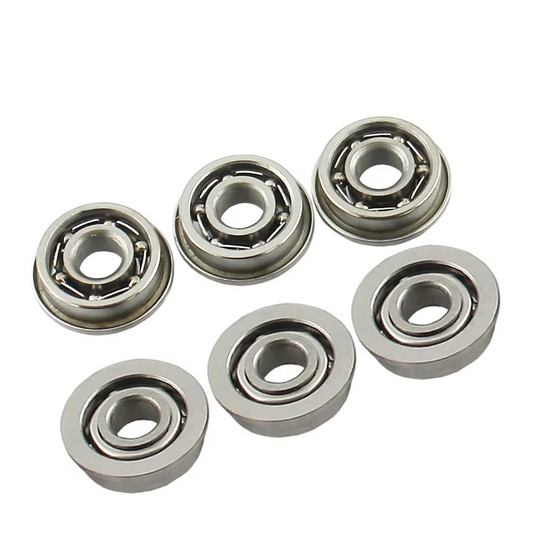 6mm/7mm/8mm/9mm Stainless Steel Ball Bearings for Airsoft AEG Gearbox, 6 Pcs Set