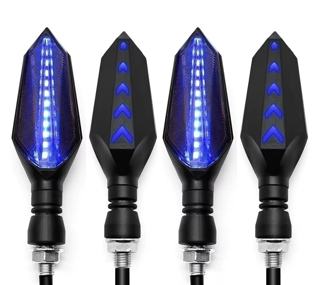 Universal Motorcycle LED Turn Signal Sequential Flowing Flash Indicator Lights
