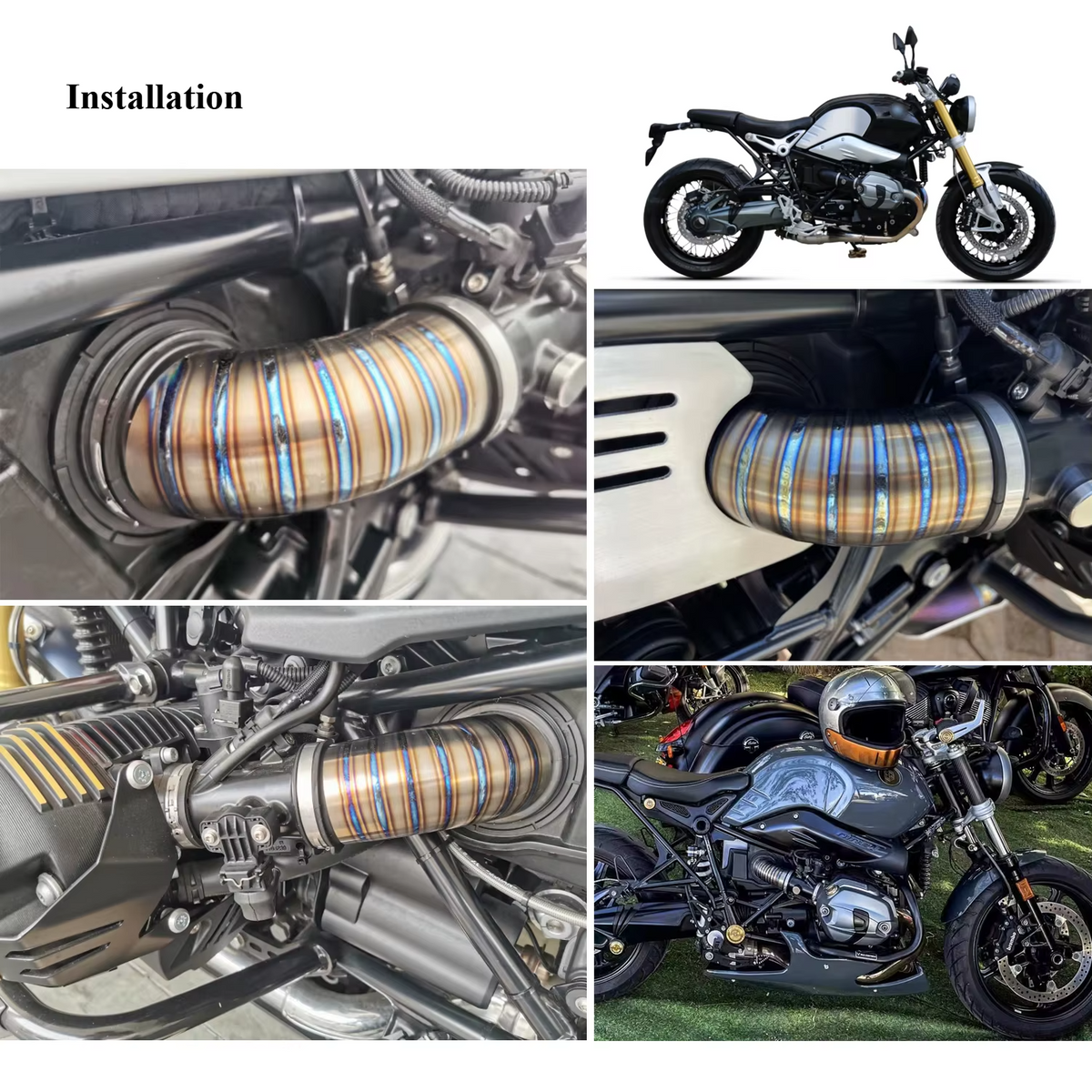 BMW R Nine T R9T Titanium Air Intake Cover Guard Pure Urban Scrambler