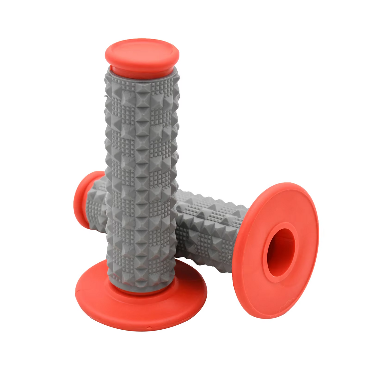 Motorcycle 22mm 7/8" Rubber Handlebar Grips MX Dirt Bike ATV Universal