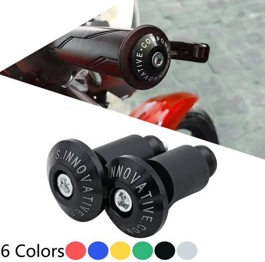 ZX6R Z1000 ER6N Handlebar Bar End Caps CNC Grips Plugs Kawasaki