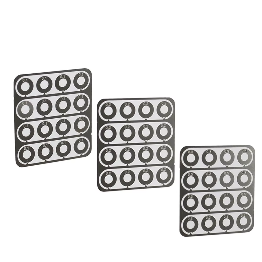 Stainless Steel Super Precision Shim Set for AEG Gearbox - High Precision & Wear-Resistant