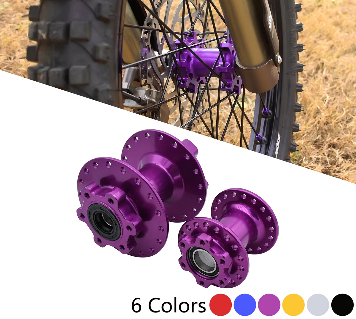 CNC Alloy Front Rear Wheel Hubs For Sur Ron Light Bee S X Dirt Bike