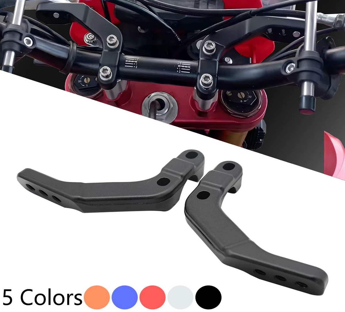 Motorcycle Handguard Bracket Mount 22mm 28mm Handlebar Support Kit