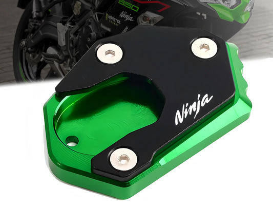 Kawasaki Ninja ZX6R ZX10R ZX12R Kickstand Pad CNC Side Stand Extension Plate