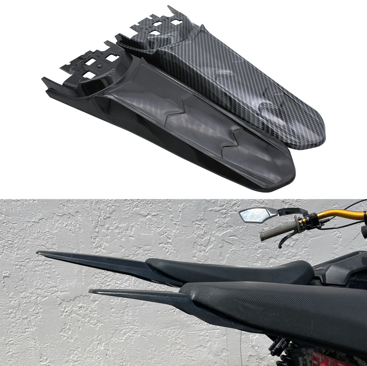 Sur Ron Light Bee X S Extended Rear Fender Mudguard Tail Splash Guard