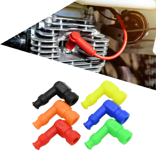 Motorcycle Spark Plug Cap Rubber HT Ignition ATV Dirt Bike Universal