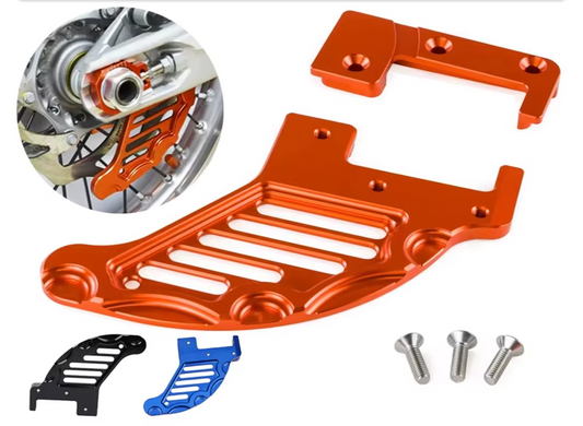 Rear Brake Disc Guard Protector For KTM 125-530 + Husqvarna + GasGas CNC Alloy