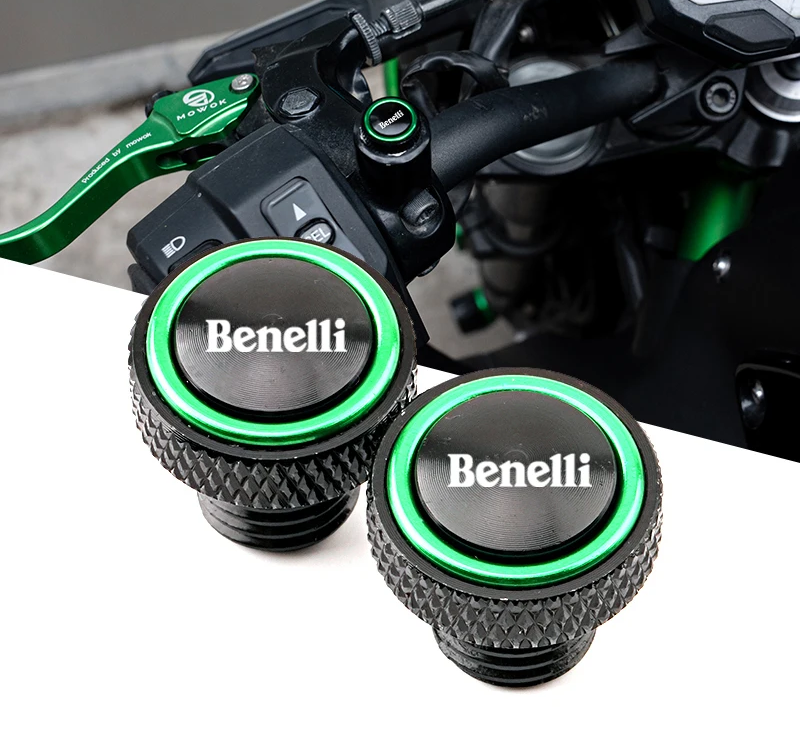 Mirror Hole Plug For BENELLI TRK 502 Leoncino TNT CNC Bolts 2x Clockwise Thread