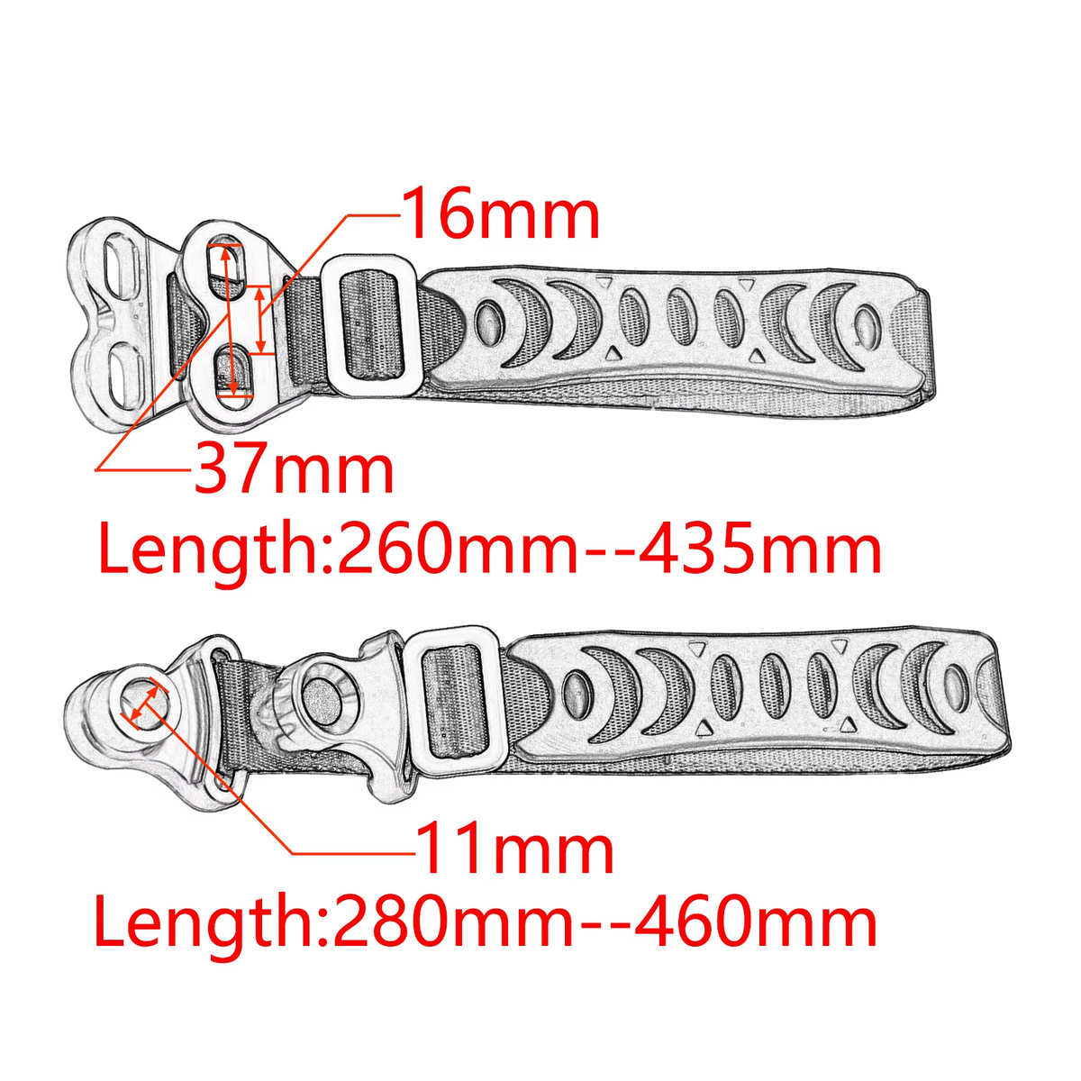 Gas Gas EC MC Motorcycle Rescue Strap Pull Belt Front Rear Enduro