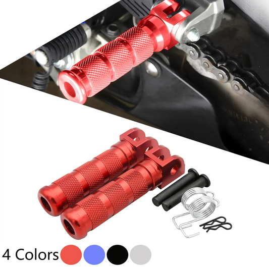 Motorcycle CNC Foot Pegs Honda Yamaha Suzuki Kawasaki CBR ZX MT FZ Pegs