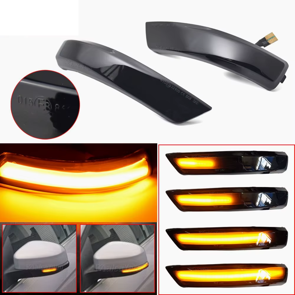 Amber LED Dynamic Turn Signal Sequential Light Ford Focus MK2/3, Mondeo MK4