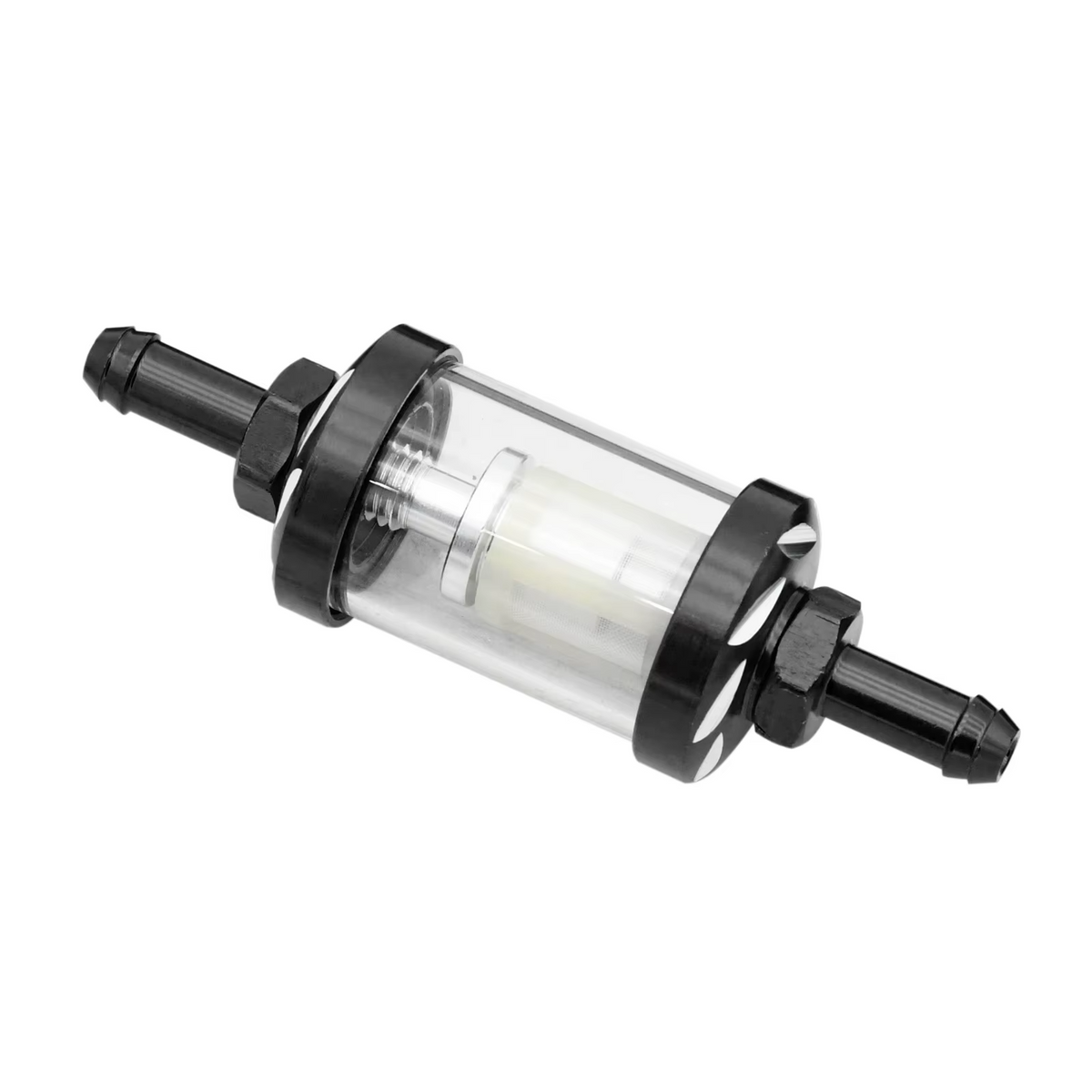 Motorcycle 8mm CNC Fuel Filter Glass Hose Kit ATV Dirt Bike Universal