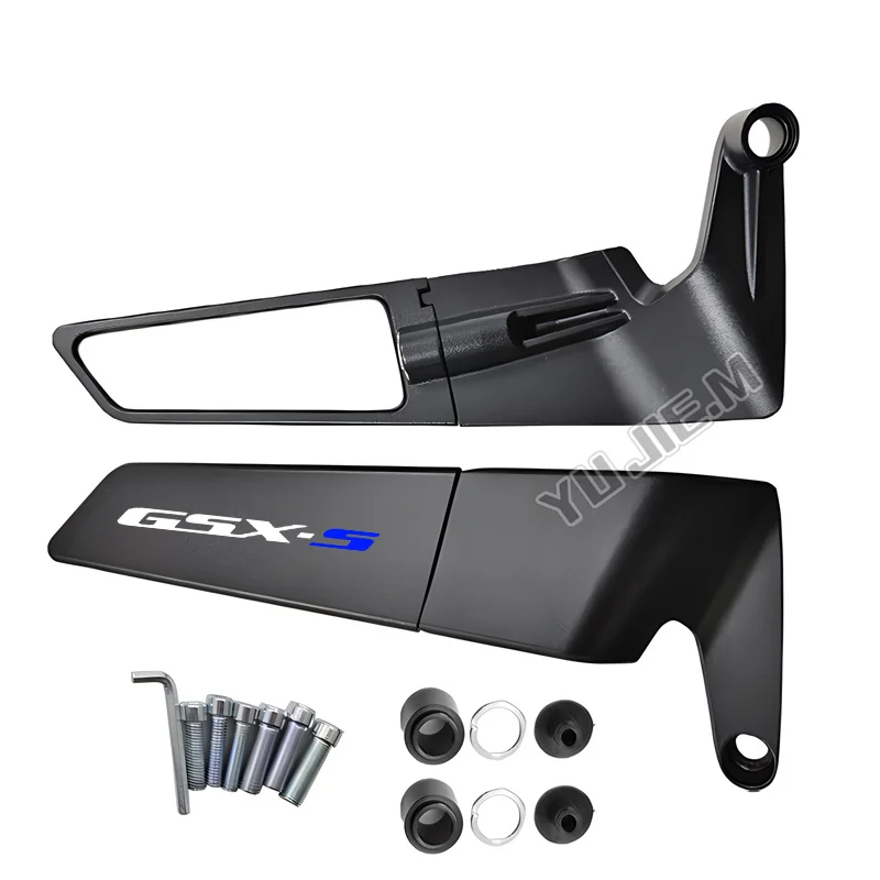Suzuki GSX-S750 GSX-S1000 GSR750 CNC Rearview Mirrors Fixed Wing 2011-2026