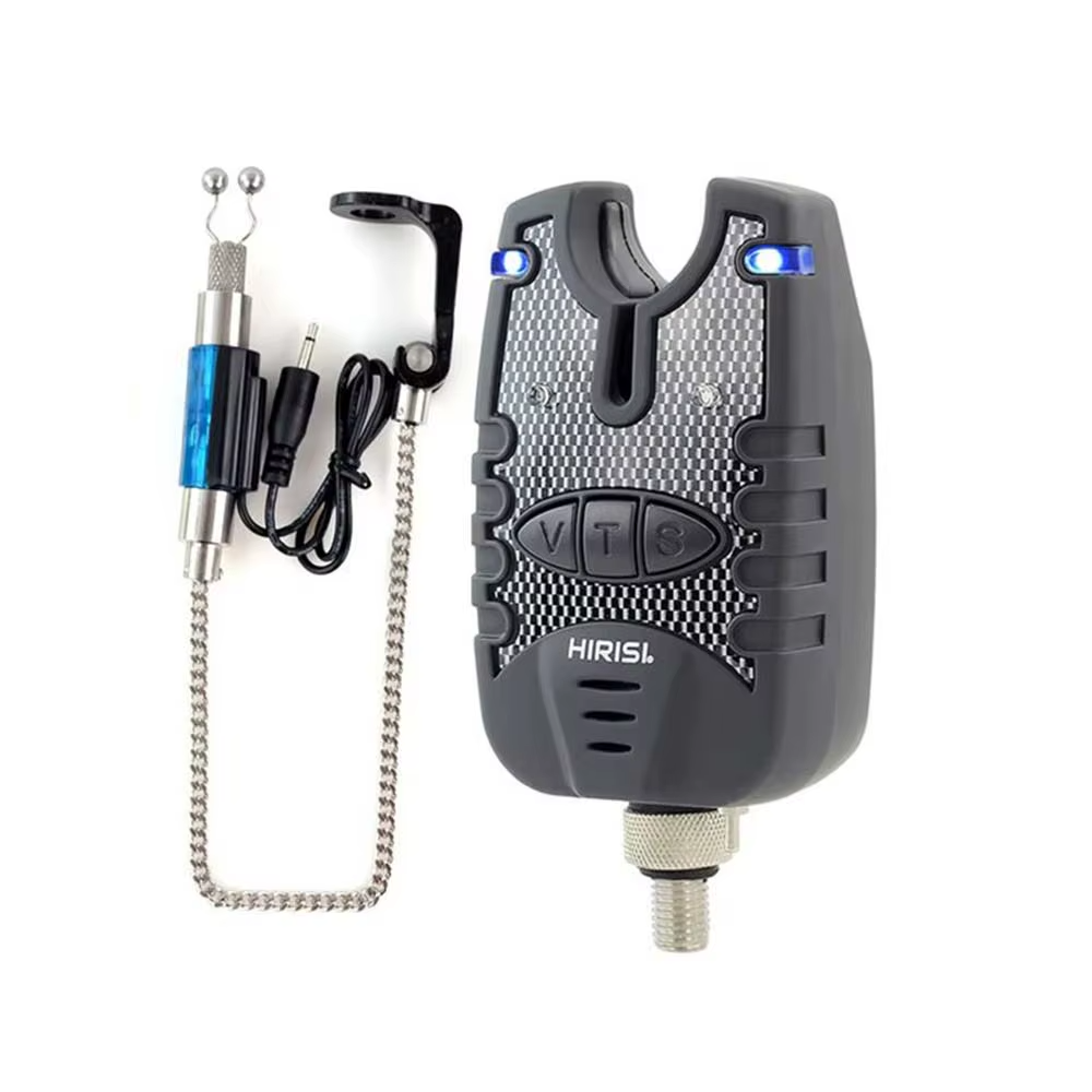Hirisi Carp Fishing Bite Alarm B1140 Indicator Bell Swinger LED Night Light