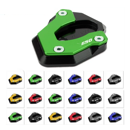 Kawasaki ER6N ER6F NINJA 650 Kickstand Pad CNC Side Stand Extender 2011–2020