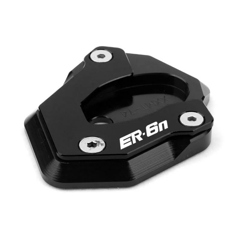 Kawasaki ER6N ER6F NINJA 650 Kickstand Pad CNC Side Stand Extender 2011–2020