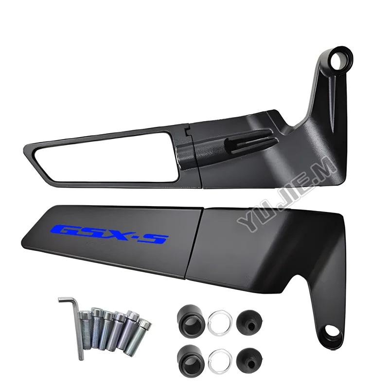 Suzuki GSX-S750 GSX-S1000 GSR750 CNC Rearview Mirrors Fixed Wing 2011-2026